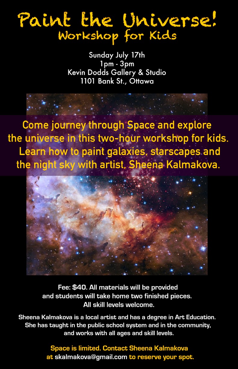 Paint the Universe Workshop Poster